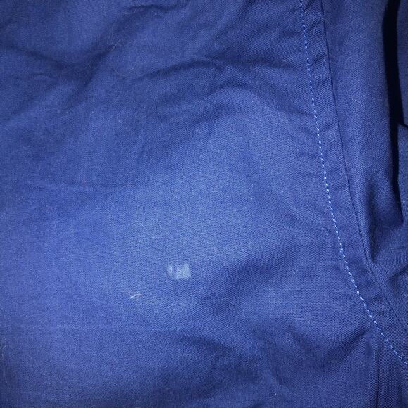 G By Guess Mens M Shirt Long Sleeve Button Front Blue 100% Cotton Pockets GBG - Picture 6 of 10